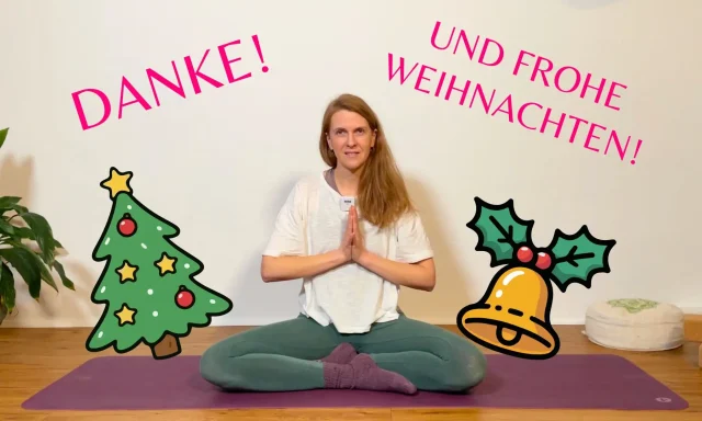 Ein persönlicher Weihnachtsgruß an alle meine Yogaschülerinnen.
